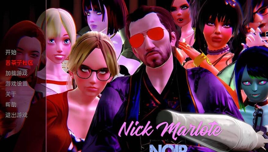 【SD/欧美SLG/汉化/3D】尼克·马洛·黑色 Nick Marlowe Noir v0.52f 汉化版【PC+安卓/1.9G】