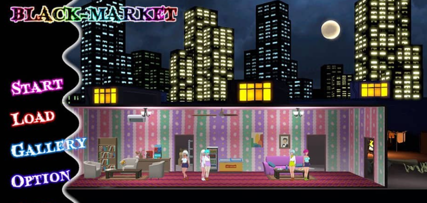 【PC/SLG/动态/汉化】暗黑娼馆/Black Market v1.23 官方中文步兵版【1.2G】